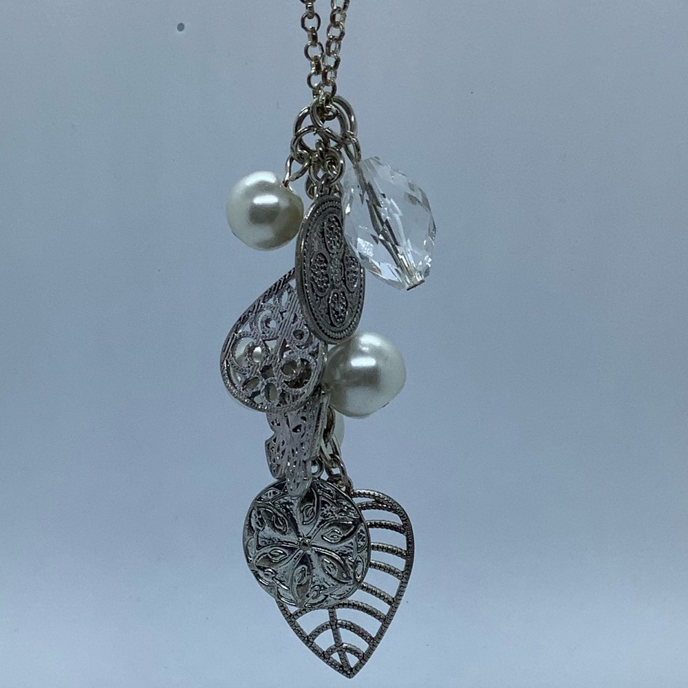 Fashion Necklace Silver Tone ( 3 for $20 )